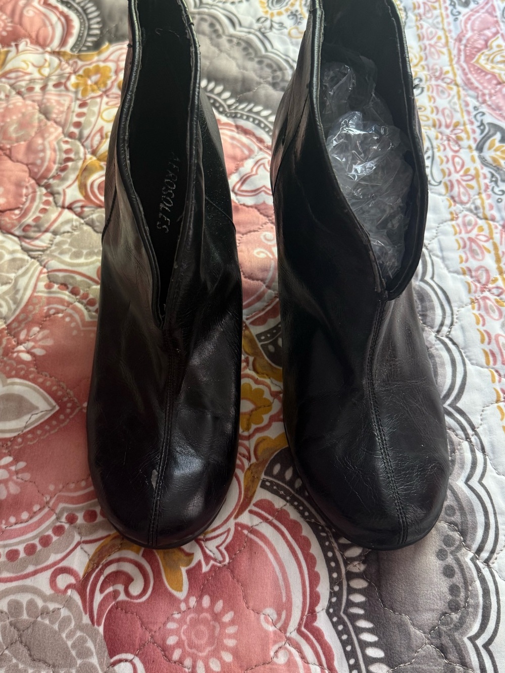 Y2K Aerosol  Women's Leather Ankle Boots